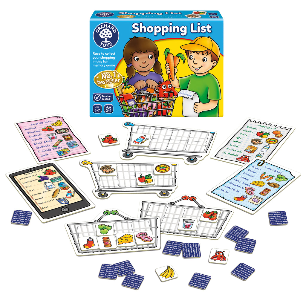 Orchard Toys Shopping List – No.1 Bestselling Matching & Memory Game for Ages 3–7