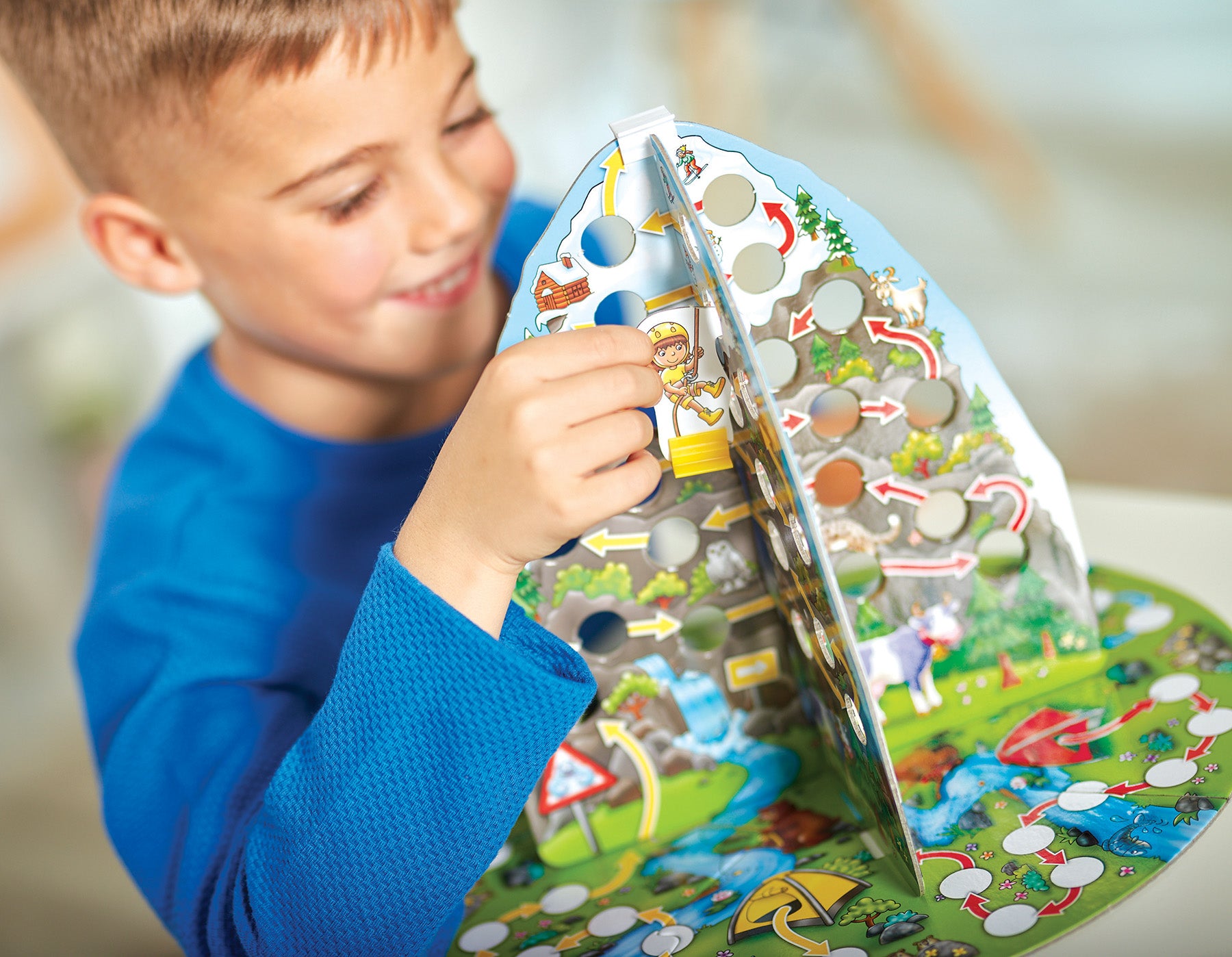 Counting Mountain Game - Exciting 3D Mountain Climbing Adventure for Kids with Yeti Cards and Footprint Challenges