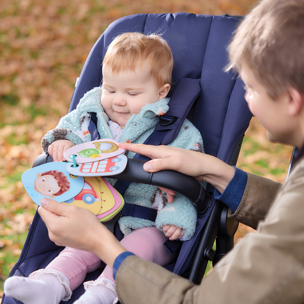 Orchard Toys Out and About Buggy Flashcards – 10 Double-Sided Wipe-Clean Educational Flashcards for Babies & Toddlers
