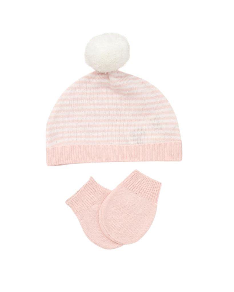 Bonjour Bebe Spanish Outfit Striped Dog Knitted Layette Set Newborn - 6 Months