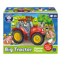 Orchard Toys Big Tractor jigsaw puzzle packaging with a colorful illustration of a farm scene.