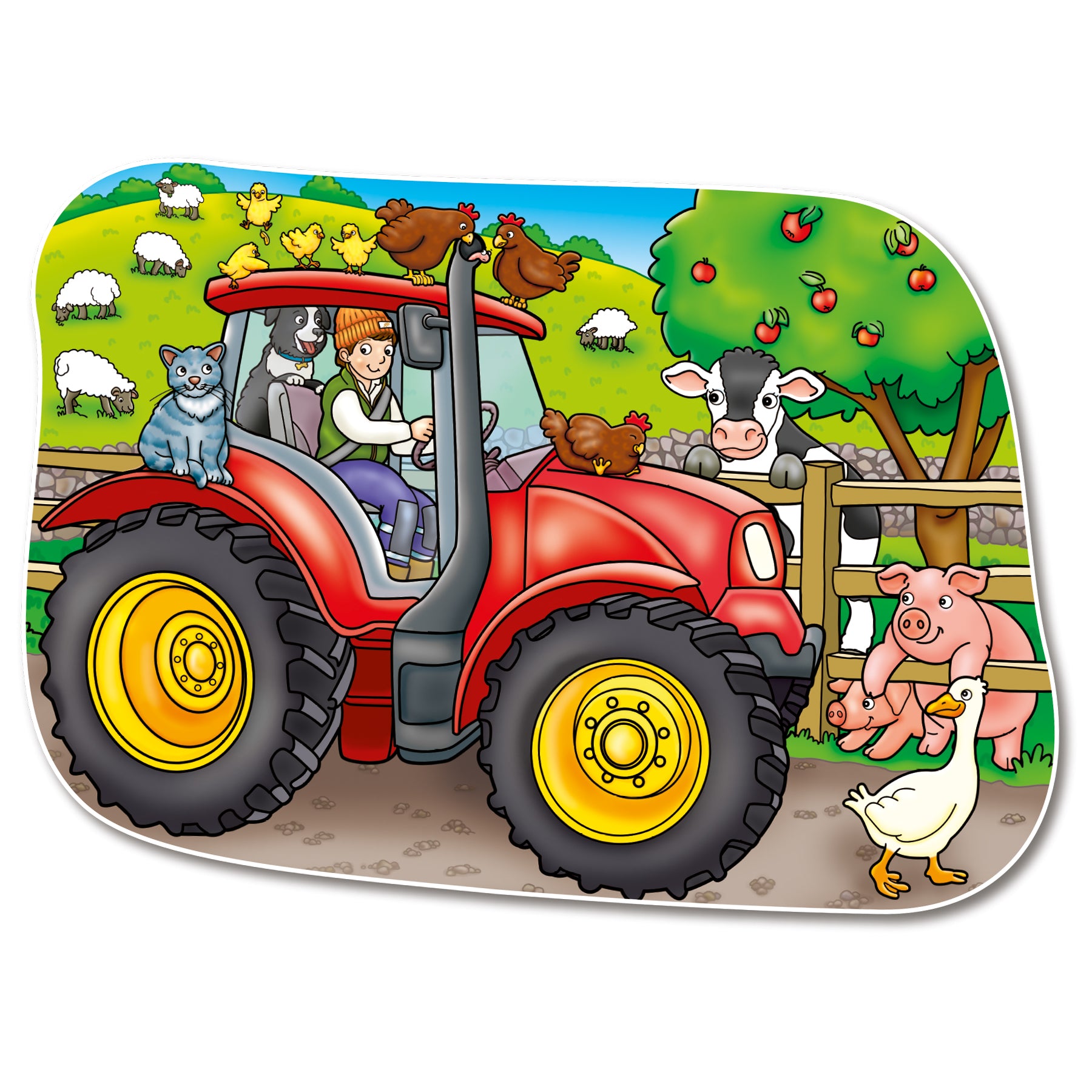 Big Tractor 25 Piece Shaped Jigsaw Puzzle
