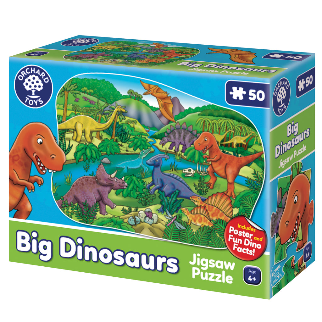 Big Dinosaurs 50 Piece Jigsaw Puzzle