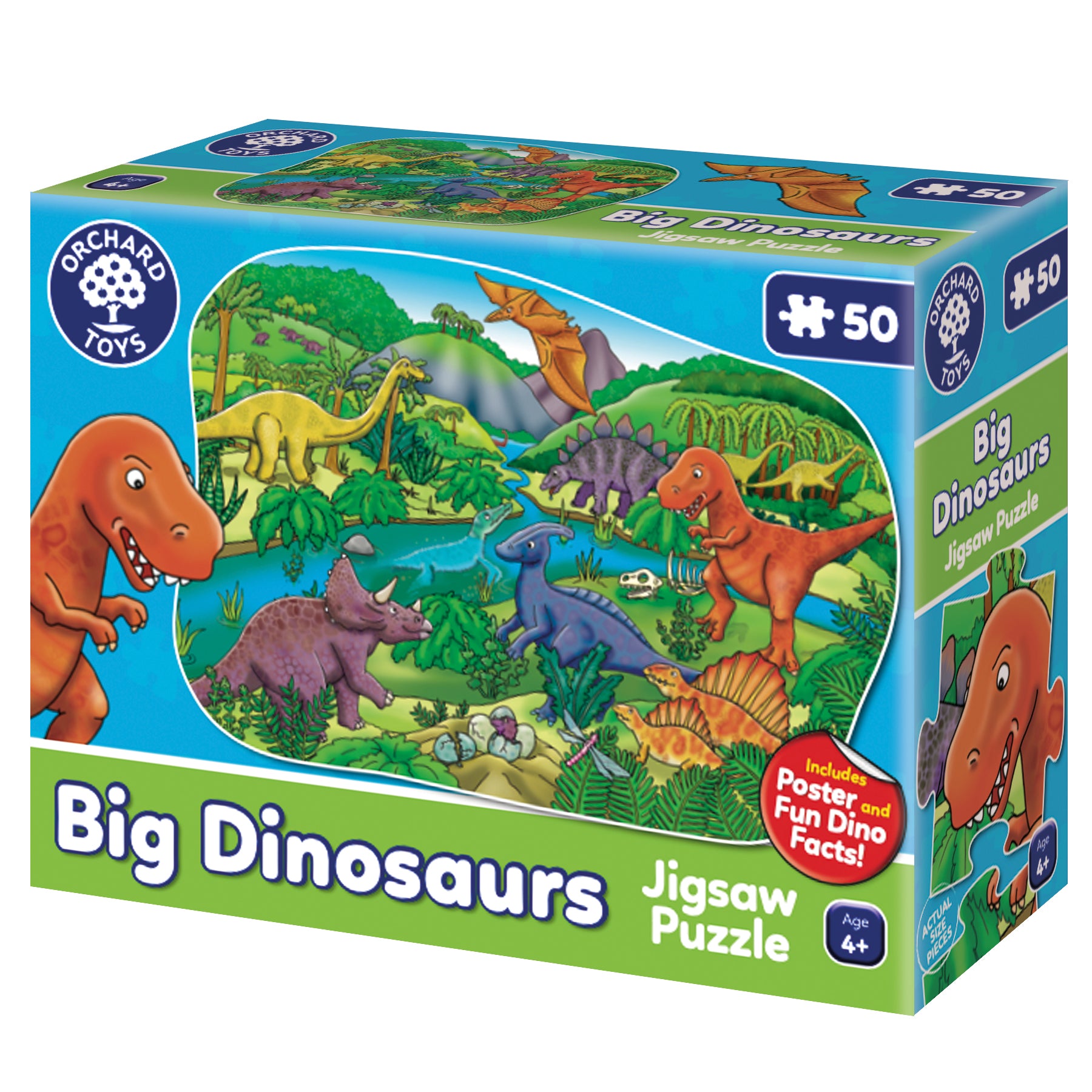 Big Dinosaurs 50 Piece Jigsaw Puzzle