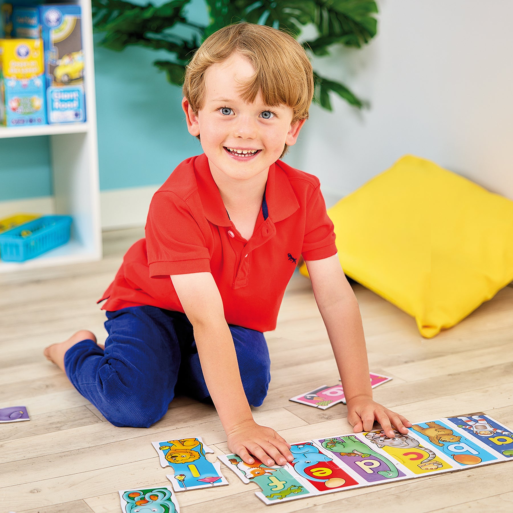 Giant Alphabet Jigsaw Puzzle | 26-Piece Extra-Long ABC Puzzle for Kids