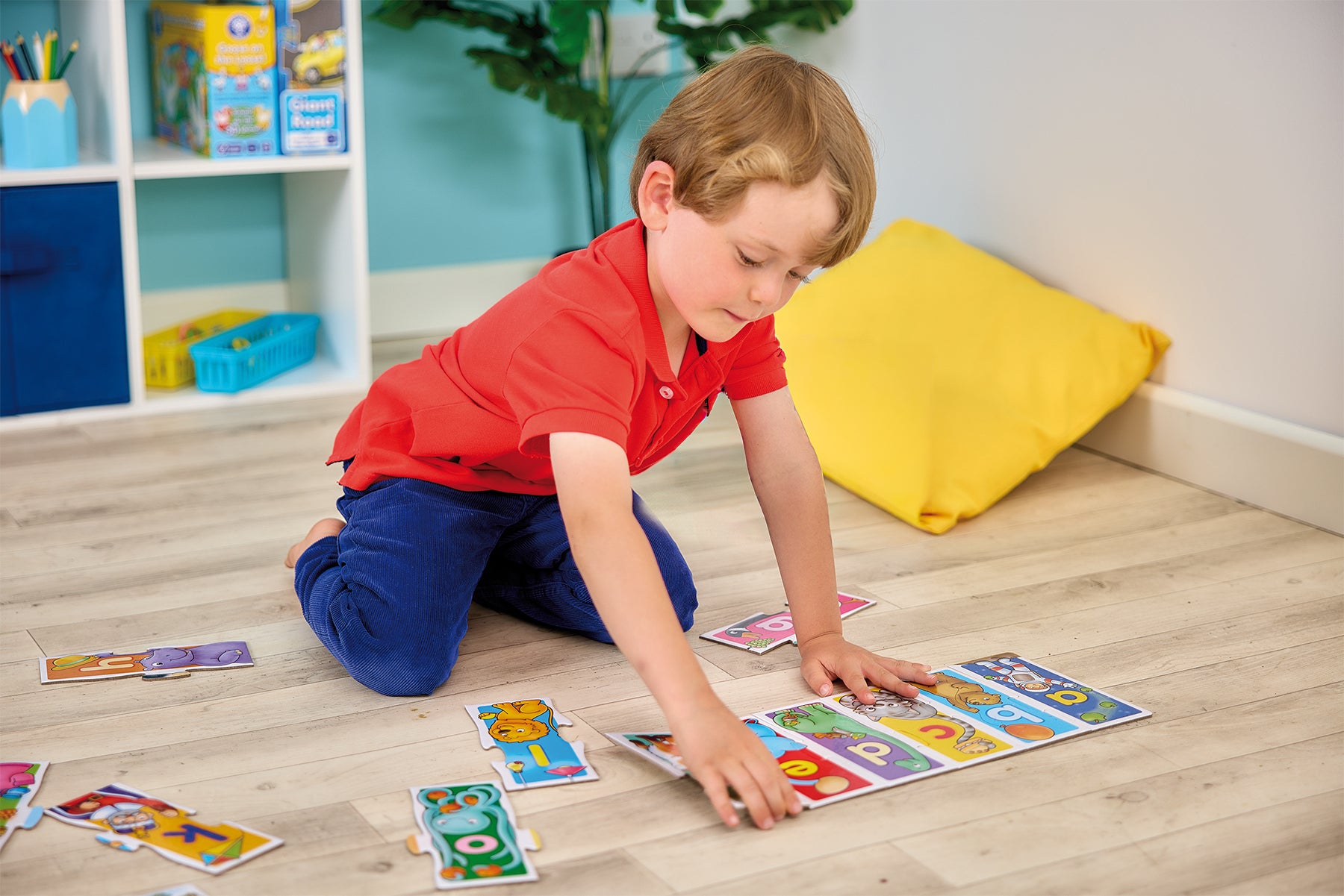 Giant Alphabet Jigsaw Puzzle | 26-Piece Extra-Long ABC Puzzle for Kids