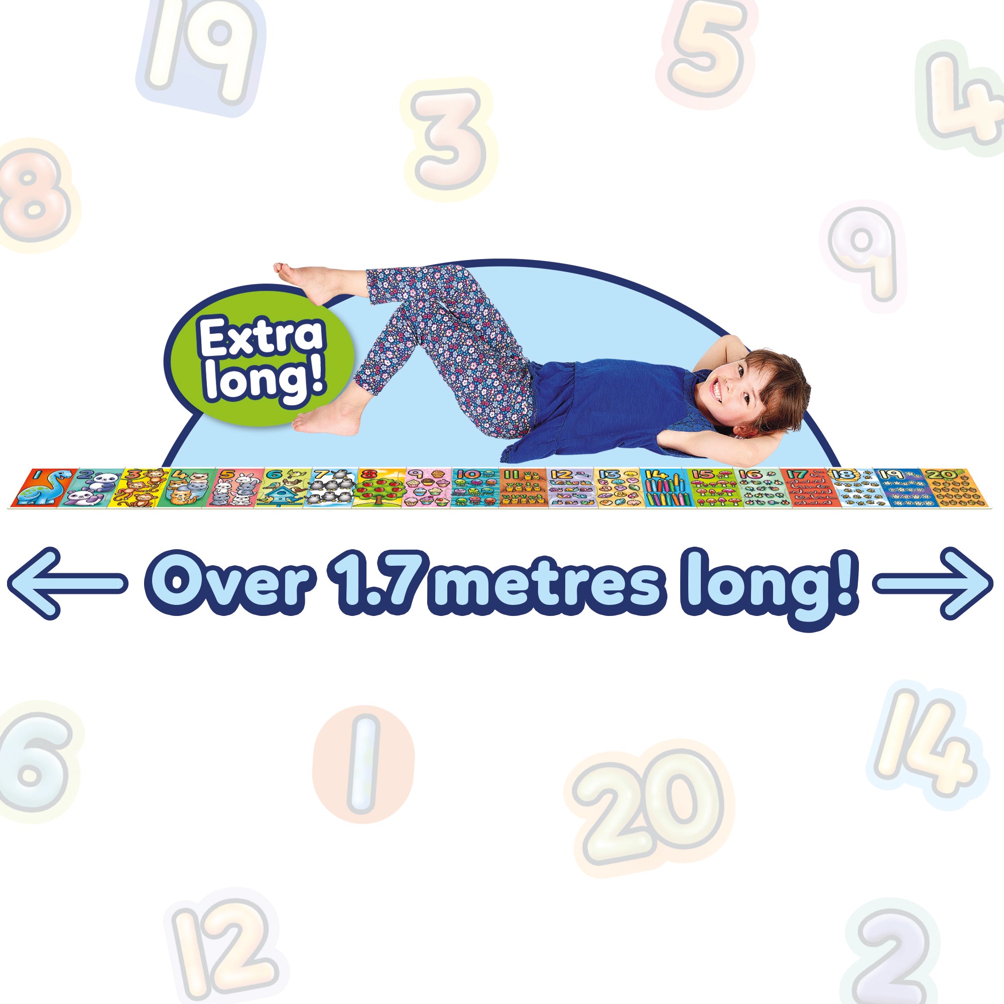 Giant Number Jigsaw Puzzle | 20-Piece Numbers 1-20 Puzzle for Kids
