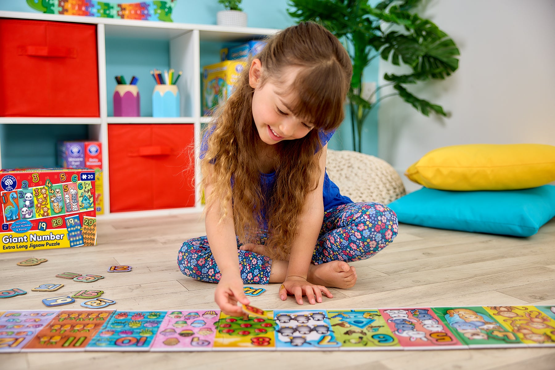 Giant Number Jigsaw Puzzle | 20-Piece Numbers 1-20 Puzzle for Kids