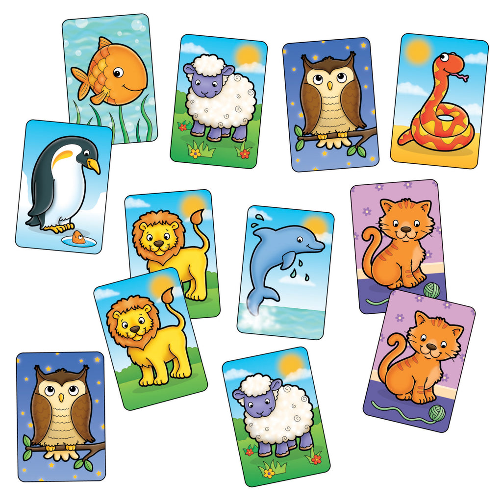 Orchard Toys Animal Match Mini Games Pair Up the Animals in This First Snap Game for Ages 3-6 Teacher Tested