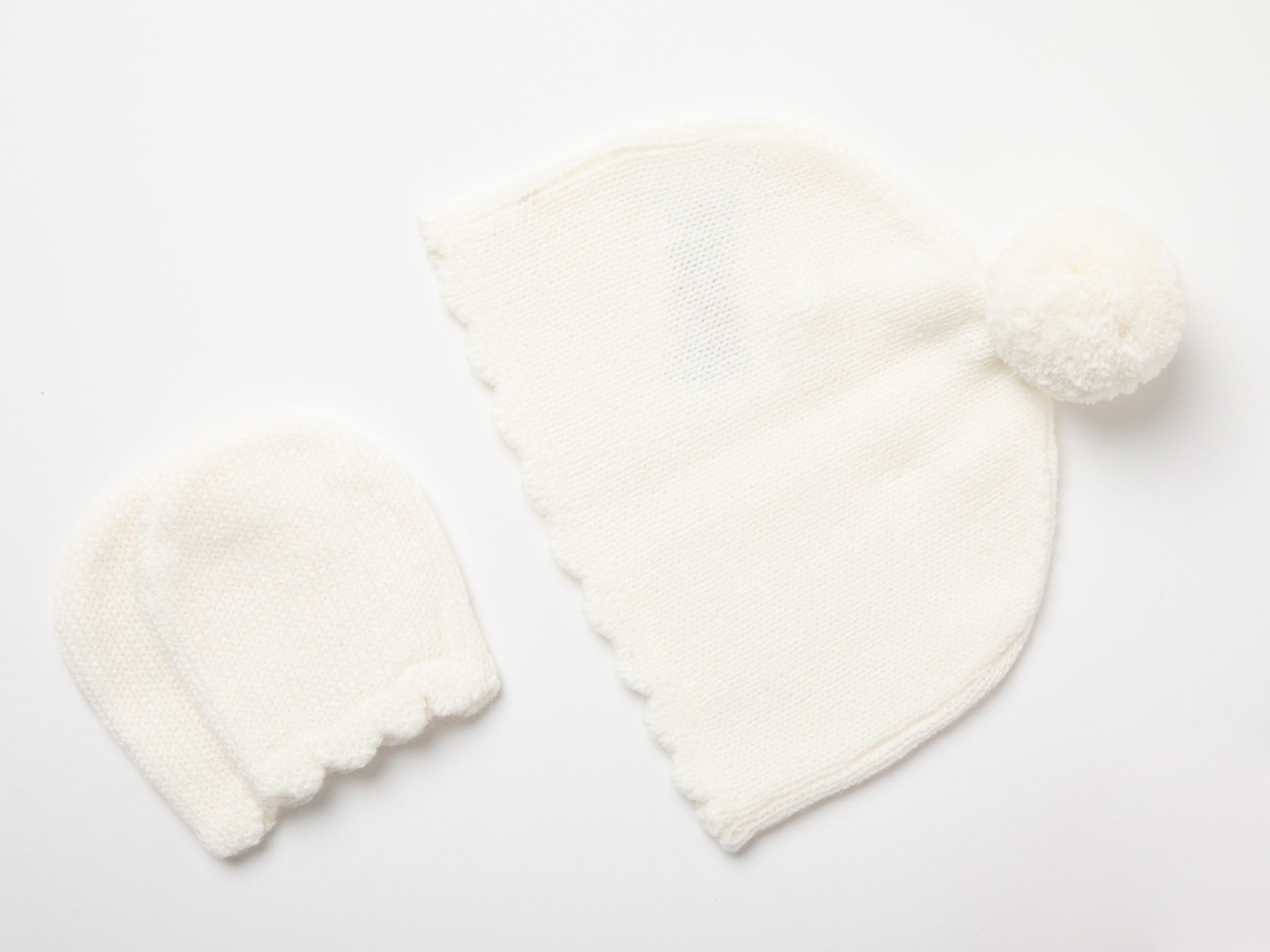 Baby 4-Piece Knit Layette Gift Set | Jumper, Trousers, Hat & Mittens | 0–6 Months