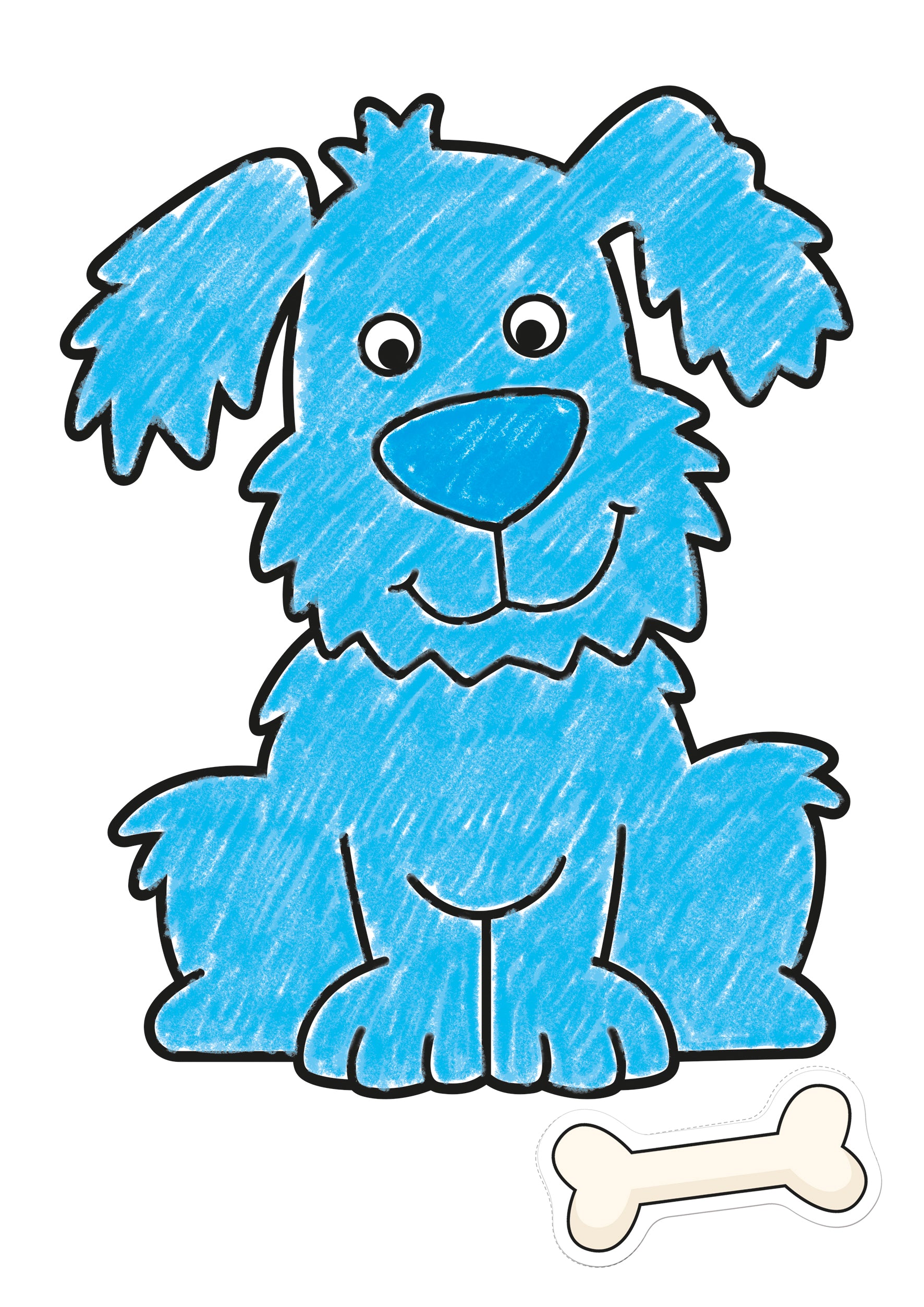 Orchard Toys Animals Colouring Book – Animal Sticker Colouring Activity Book Ages 3+