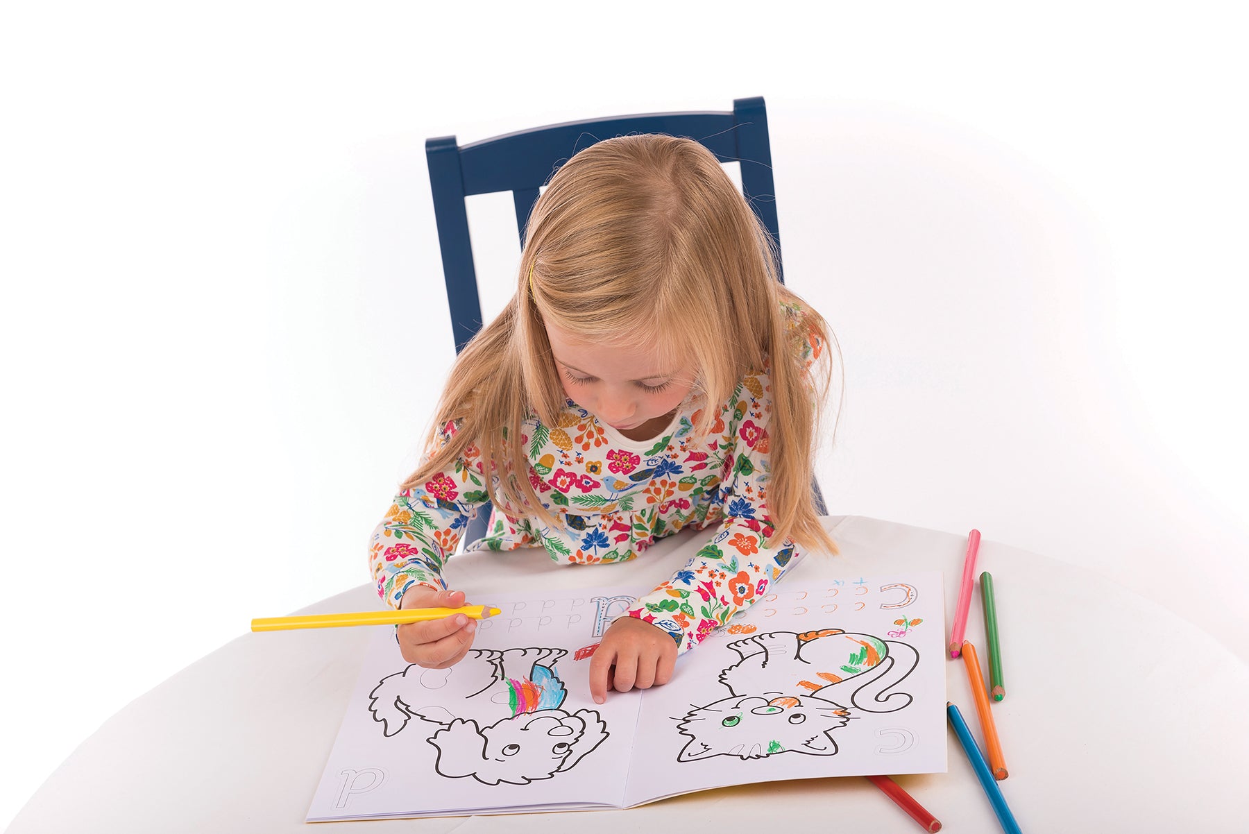 Orchard Toys ABC Colouring & Activity Book – Alphabet Learning for Kids Age 4+