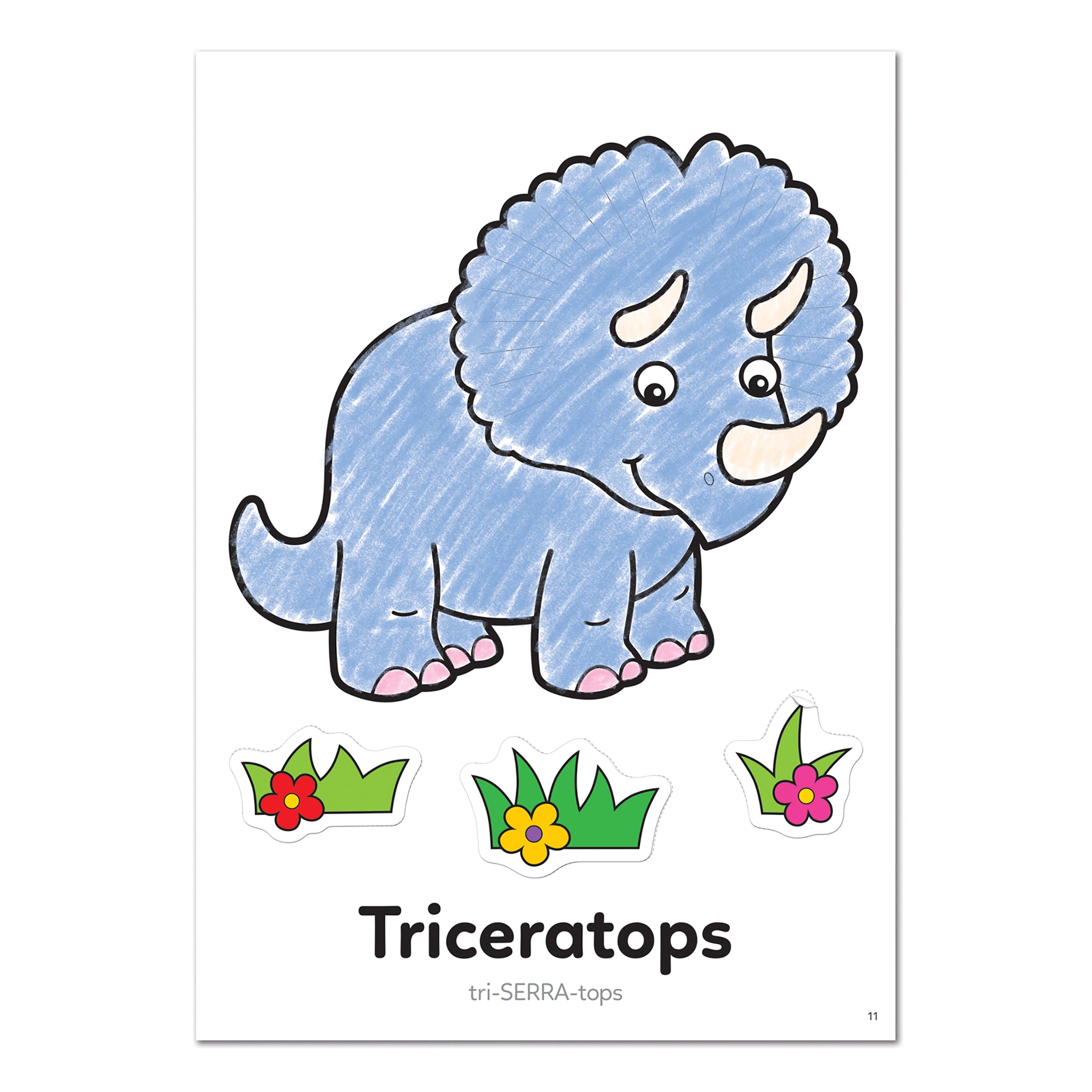 Orchard Toys Dinosaur Sticker Colouring Activity Book