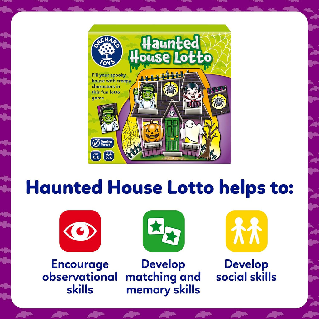 Orchard Toys Haunted House Lotto – Halloween Game for Kids