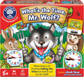 Orchard Toys What's the Time Mr Wolf Game Educational Board Game for Children Aged 5+ Teaches Time Telling with Movable Clockface and 3D Wolf